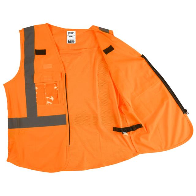 SIKKERHEDSVEST HI-VIS ORA XXL