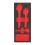 Empty 3pc Adjustable Wrench set Foam Ins