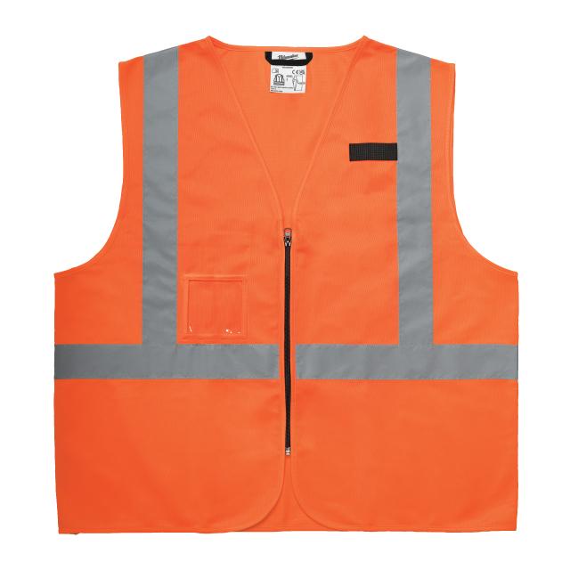 REFLEKSVEST CONTRACTOR ORANGE S/M