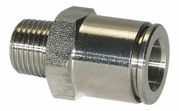 Rustfast, lige union 45.014-04 ES, Ø4 - R 1/4