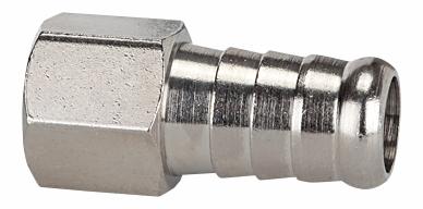 Pneumatik slangestuds lige